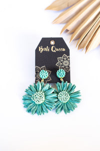 Sunflower Mist Earrings | Shop Bali Queen