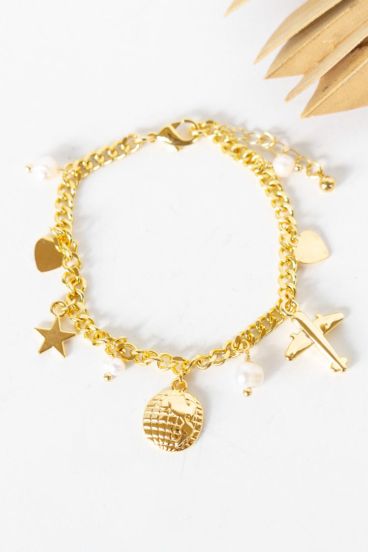 Around the World Link Bracelet | Shop Bali Queen