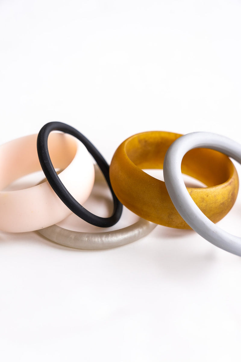 Ivory Resin Bangles | Shop Coco Rose Boutique Beach & Resort Wear