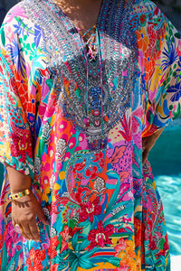 Bombay Jeweled Short Caftan | Shop Coco Rose Boutique Beach & Resort Wear