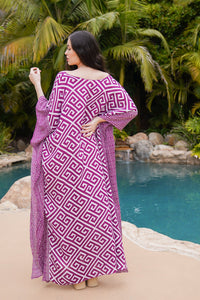 Tribal Tides Long Caftan | Shop Coco Rose Boutique Beach & Resort Wear