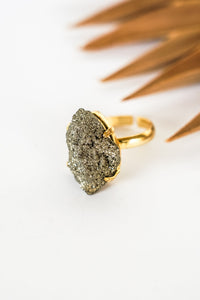 Dasha Solar Quartz Solitaire Ring | Shop Bali Queen