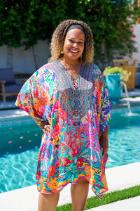 Bombay Jeweled Short Caftan | Shop Coco Rose Boutique Beach & Resort Wear