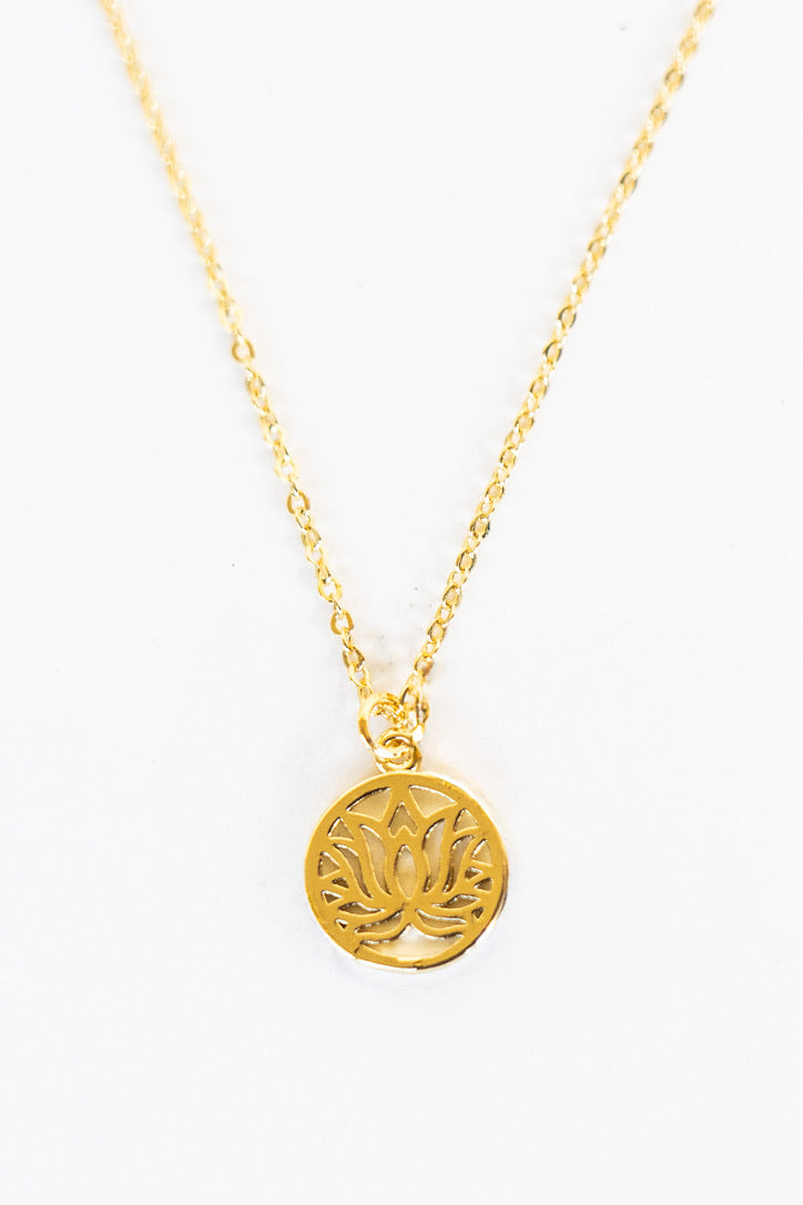 Little Lotus Necklace | Shop Coco Rose Boutique Beach & Resort Wear