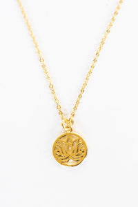 Little Lotus Necklace | Shop Coco Rose Boutique Beach & Resort Wear