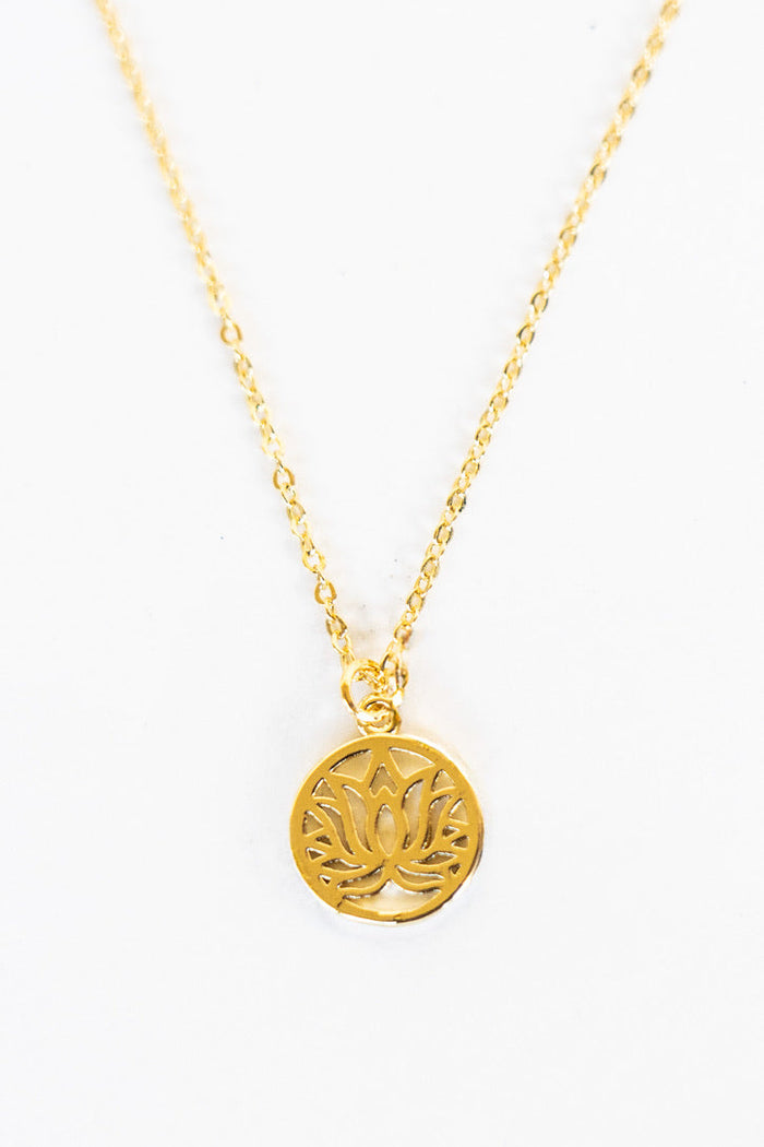 Little Lotus Necklace | Shop Coco Rose Boutique Beach & Resort Wear