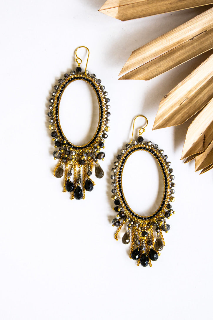 Oh My Oval Thai Crystal Earring | Shop Bali Queen