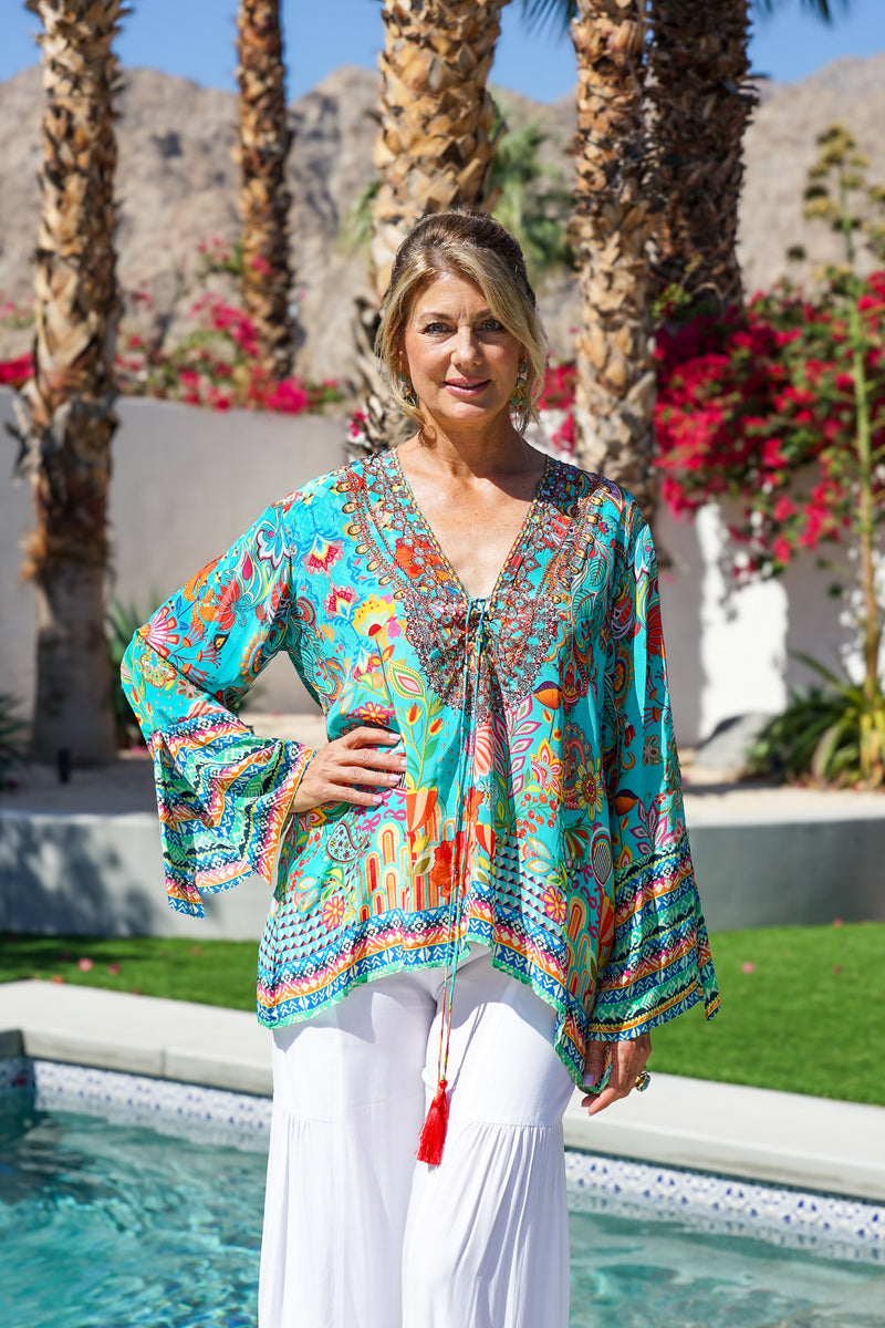 Bombay Jeweled Top | Shop Coco Rose Boutique Beach & Resort Wear
