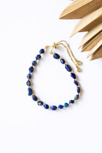 Beach Pebbles Gold Pull Bracelet | Shop Bali Queen