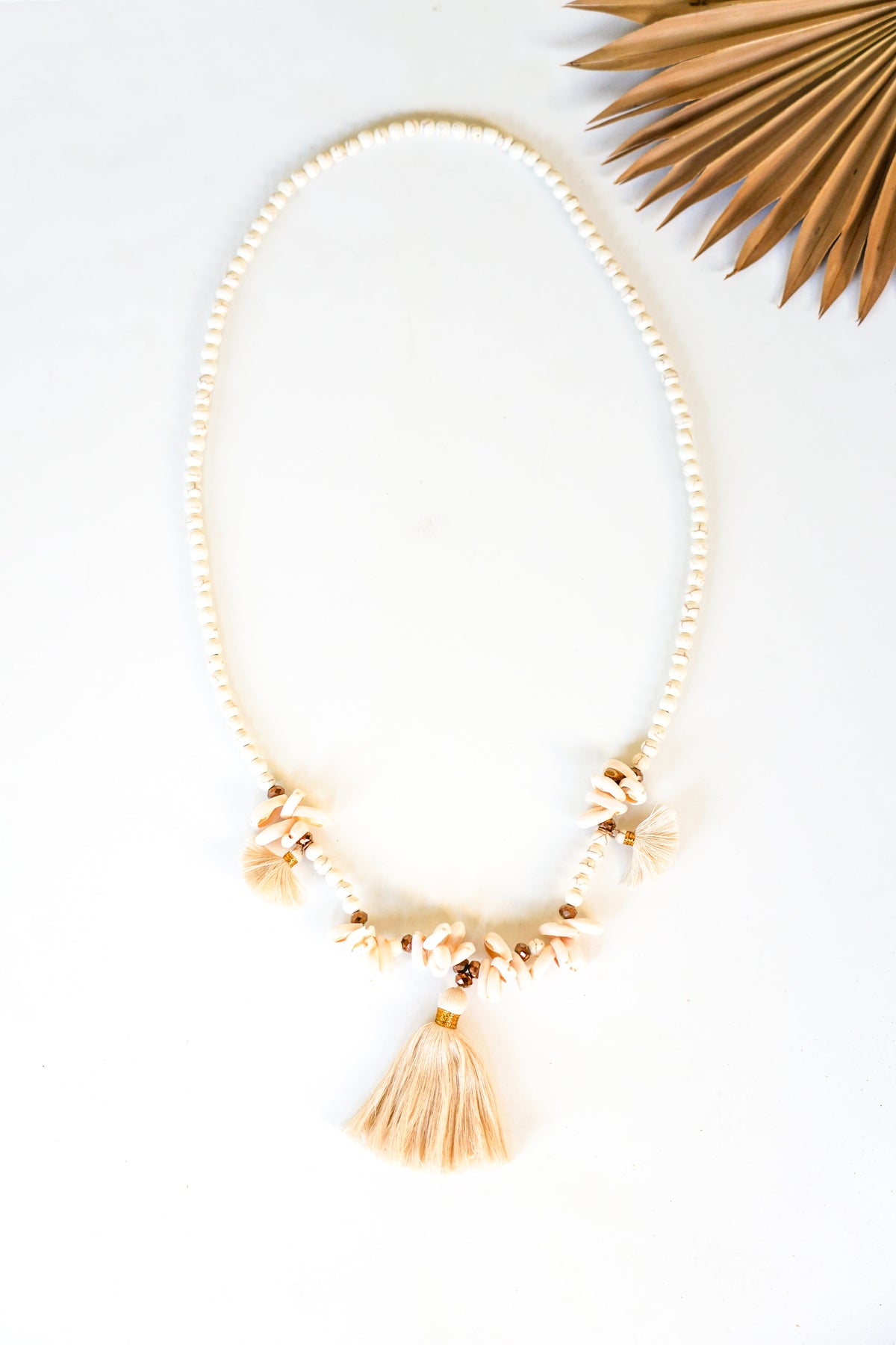Tri Crystal Cowrie Necklace | Shop Coco Rose Boutique Beach & Resort Wear