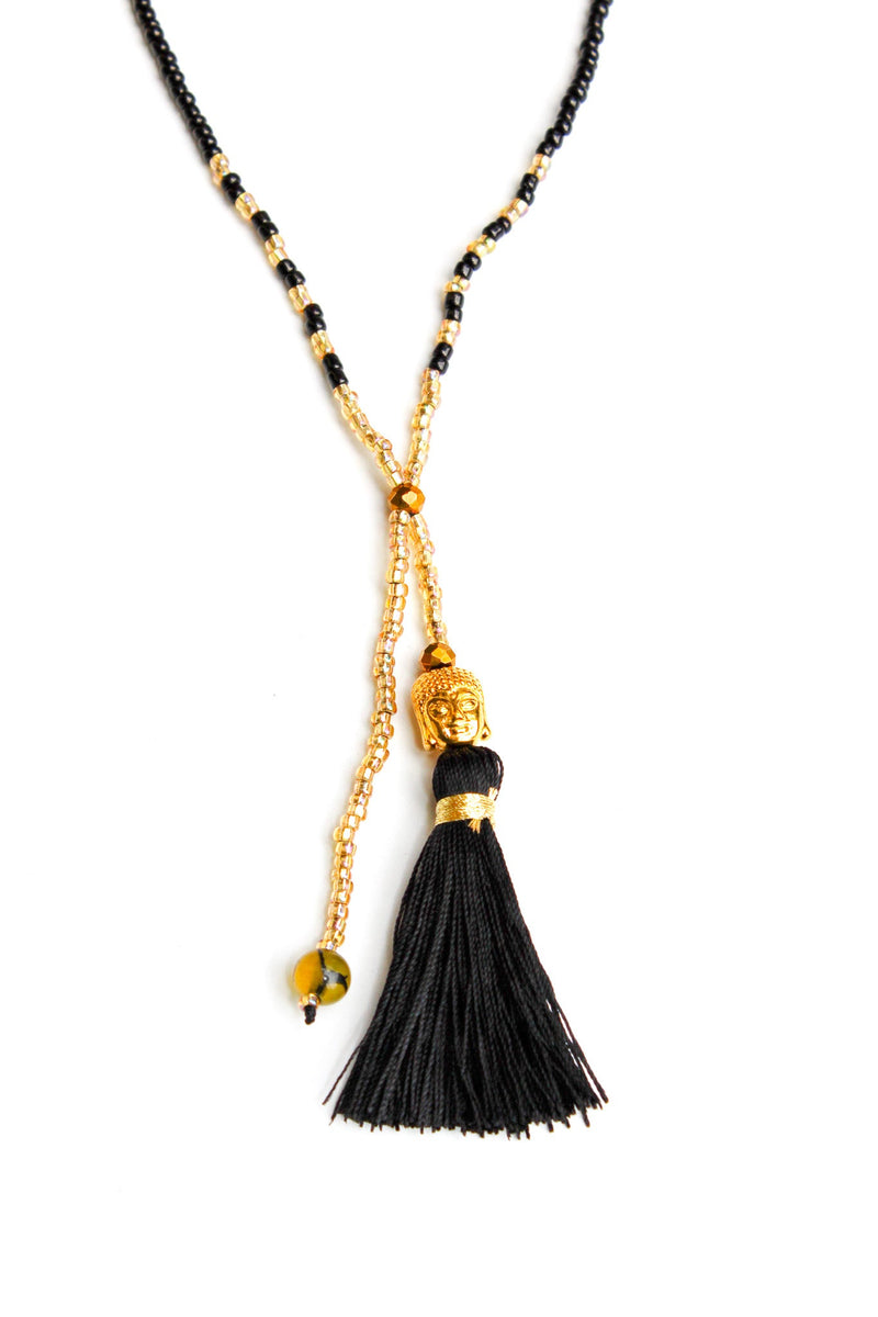 Happy Buddha Tassel Necklace | Shop Bali Queen