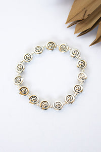 Snail Tail Alloy Stretch Bracelet #89 | Shop Bali Queen