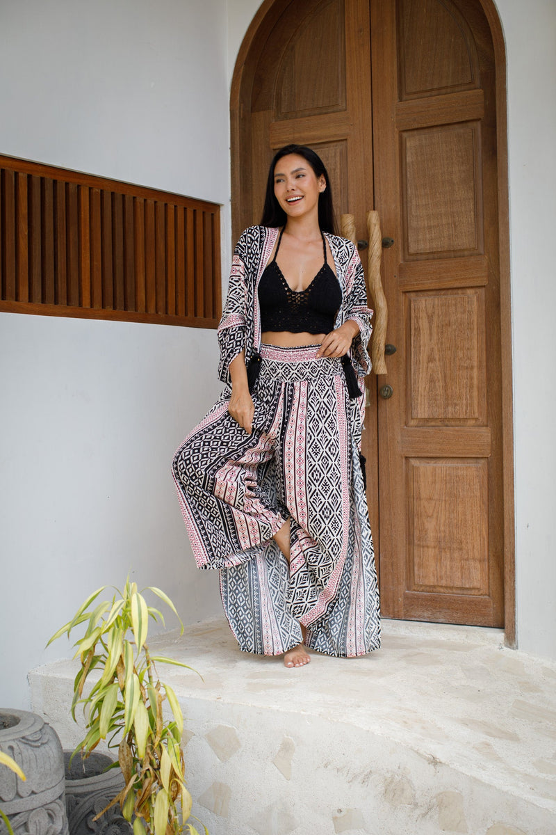 Sumatra Tassel Kimono | Shop Coco Rose Boutique Beach & Resort Wear