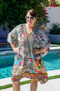 Bombay Jeweled Short Caftan | Shop Coco Rose Boutique Beach & Resort Wear