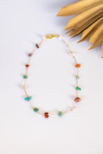 Red Agate/Amazonite Mix
