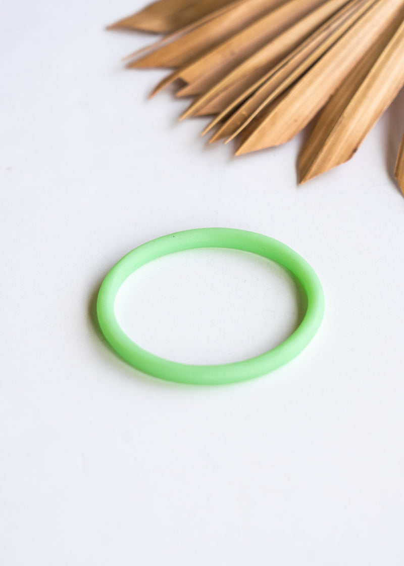 Neon Green Resin Bangles | Shop Coco Rose Boutique Beach & Resort Wear