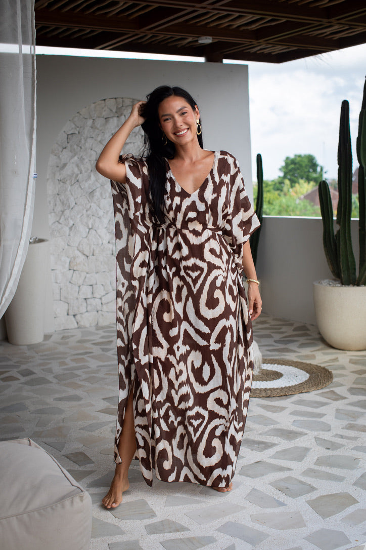 Calico Melissa Caftan | Shop Bali Queen