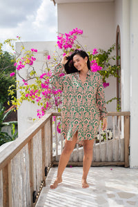 Verona Button Shirt Dress | Shop Bali Queen