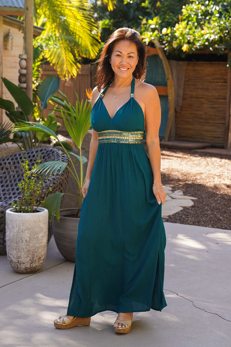 Cleo Sequin Maxi | Shop Coco Rose Boutique Beach & Resort Wear