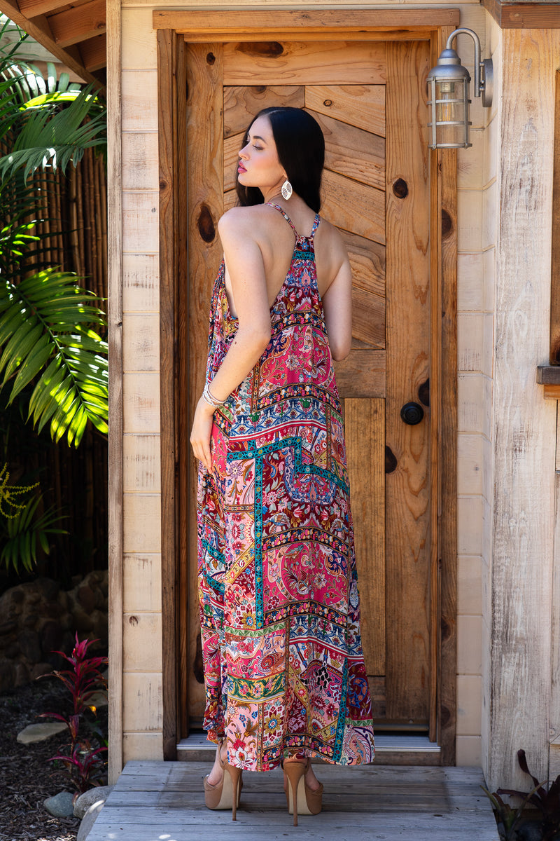 Bombay Tank Maxi | Vacation Ready Maxi Dresses Boho Chic Styles | Coco Rose One Size / Royal Bazaar / Viscose Silk Bombay Tank Maxi | Vacation Ready Maxi Dresses Boho Chic Styles | Coco Rose One Size / Royal Bazaar / Viscose Silk