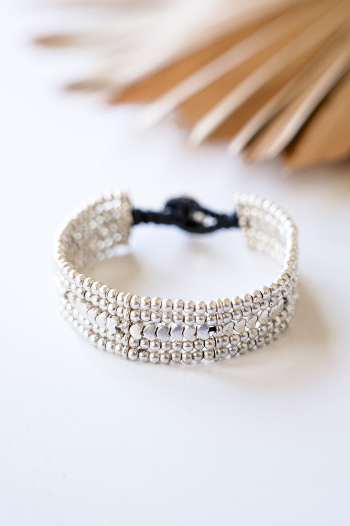 Woven Heart Premium Alloy Bracelet | Shop Coco Rose Boutique Beach & Resort Wear