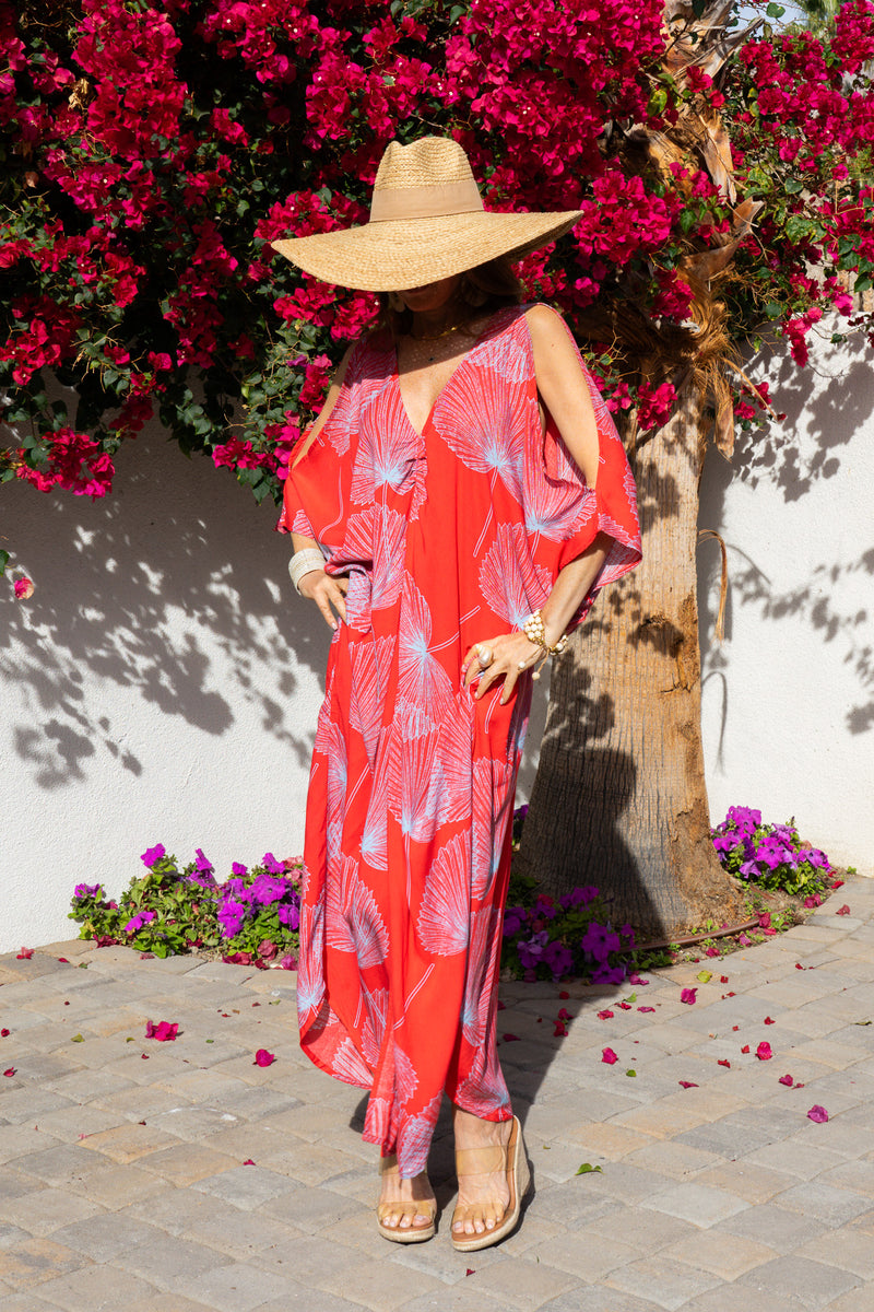 St. Barts Open Shoulder Caftan | Shop Coco Rose Boutique Beach & Resort Wear