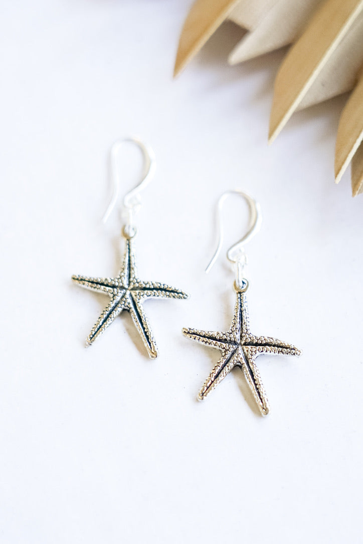 Lg Starfish Alloy Earrings | Shop Bali Queen