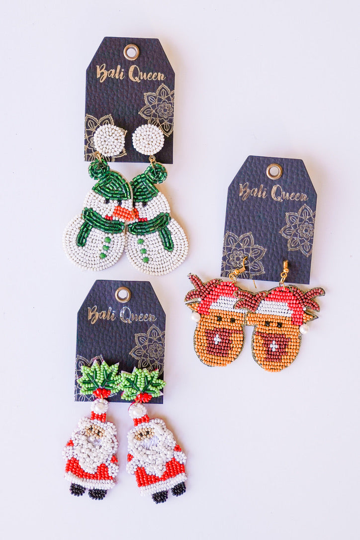 Holiday-licious Santa Earring | Shop Bali Queen