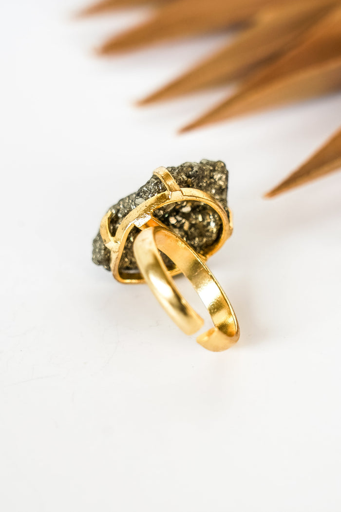 Dasha Solar Quartz Solitaire Ring | Shop Bali Queen