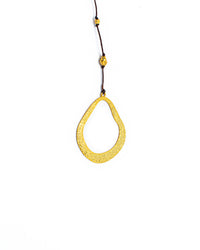 Teardrop Gold Alloy Necklace | Shop Bali Queen