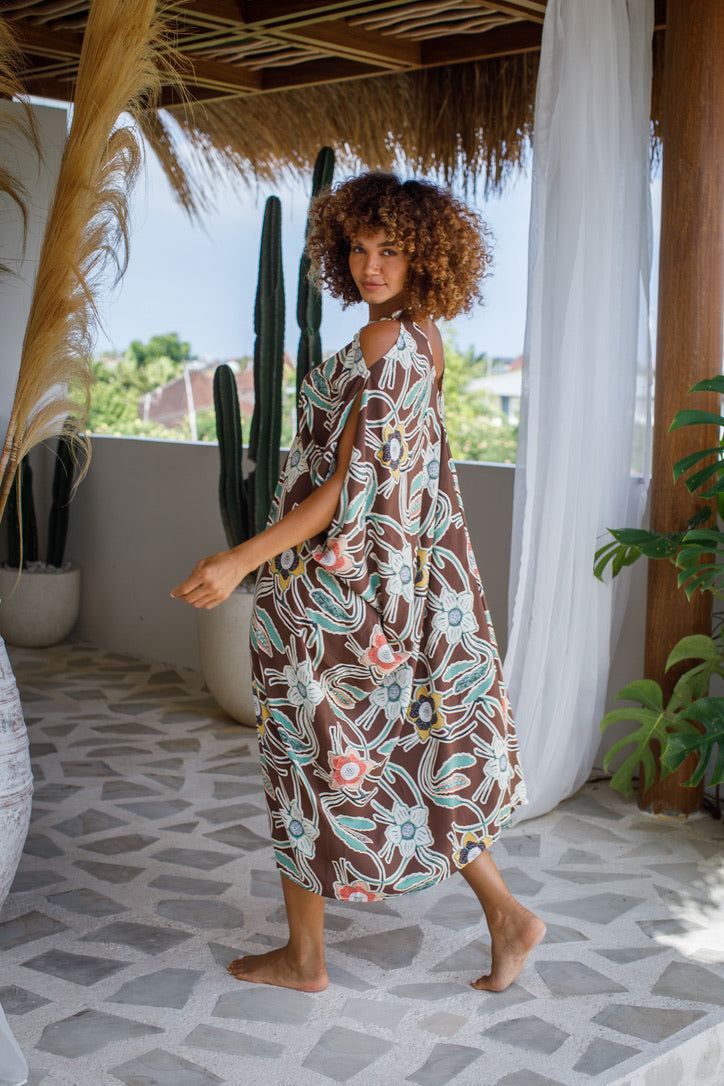 Tiger Lily Open Shoulder Caftan | Shop Coco Rose Boutique Beach & Resort Wear