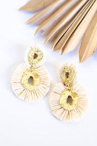 Ra Ra Rattan Earring | Shop Bali Queen