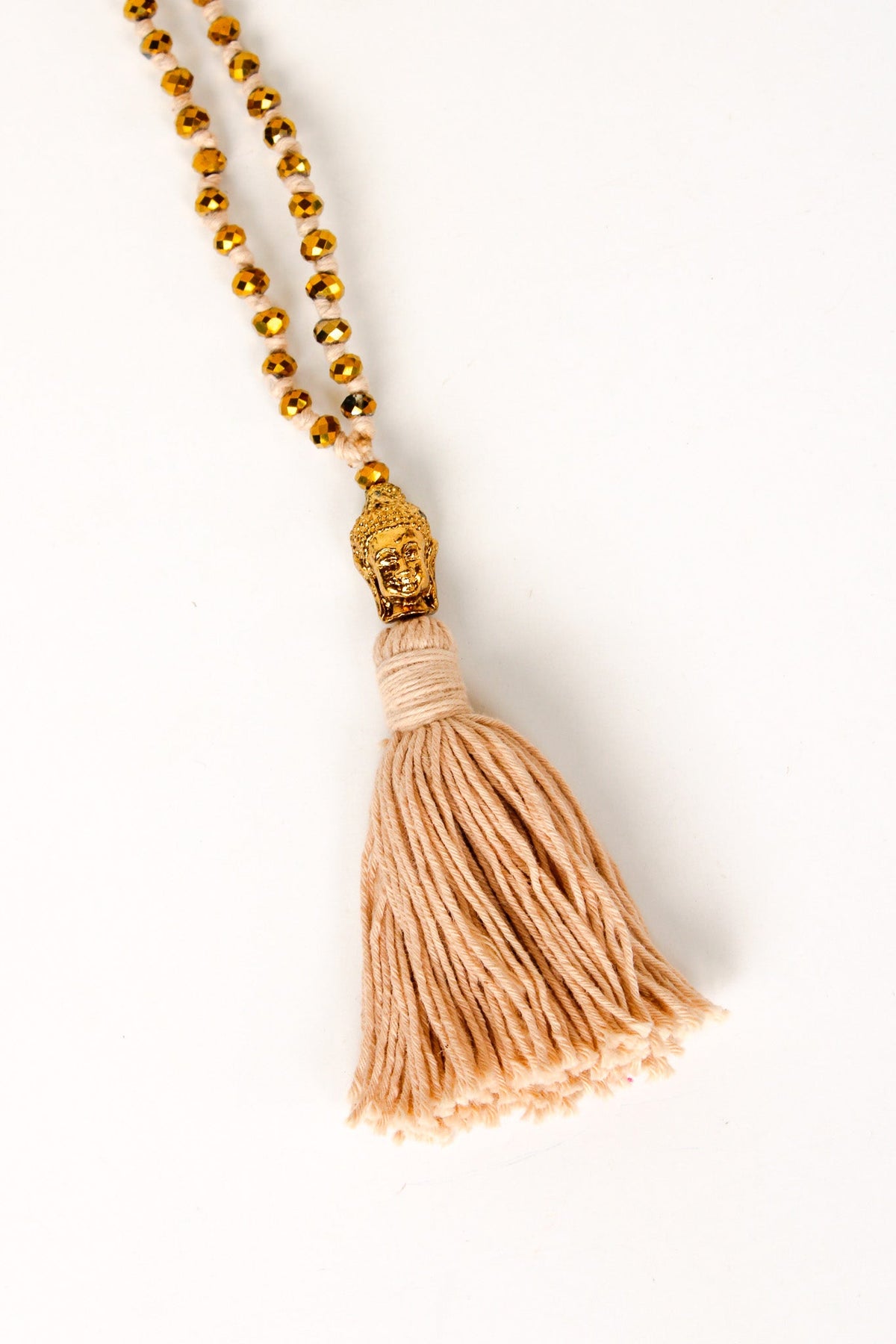 Cotton Buddha Tassel Necklace | Shop Bali Queen