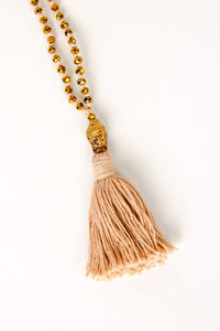 Cotton Buddha Tassel Necklace | Shop Bali Queen