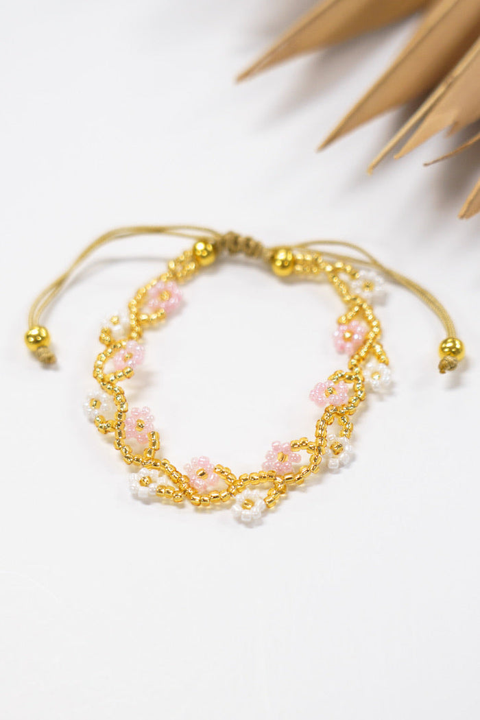 Camellia Flower Pull Bracelet | Shop Bali Queen