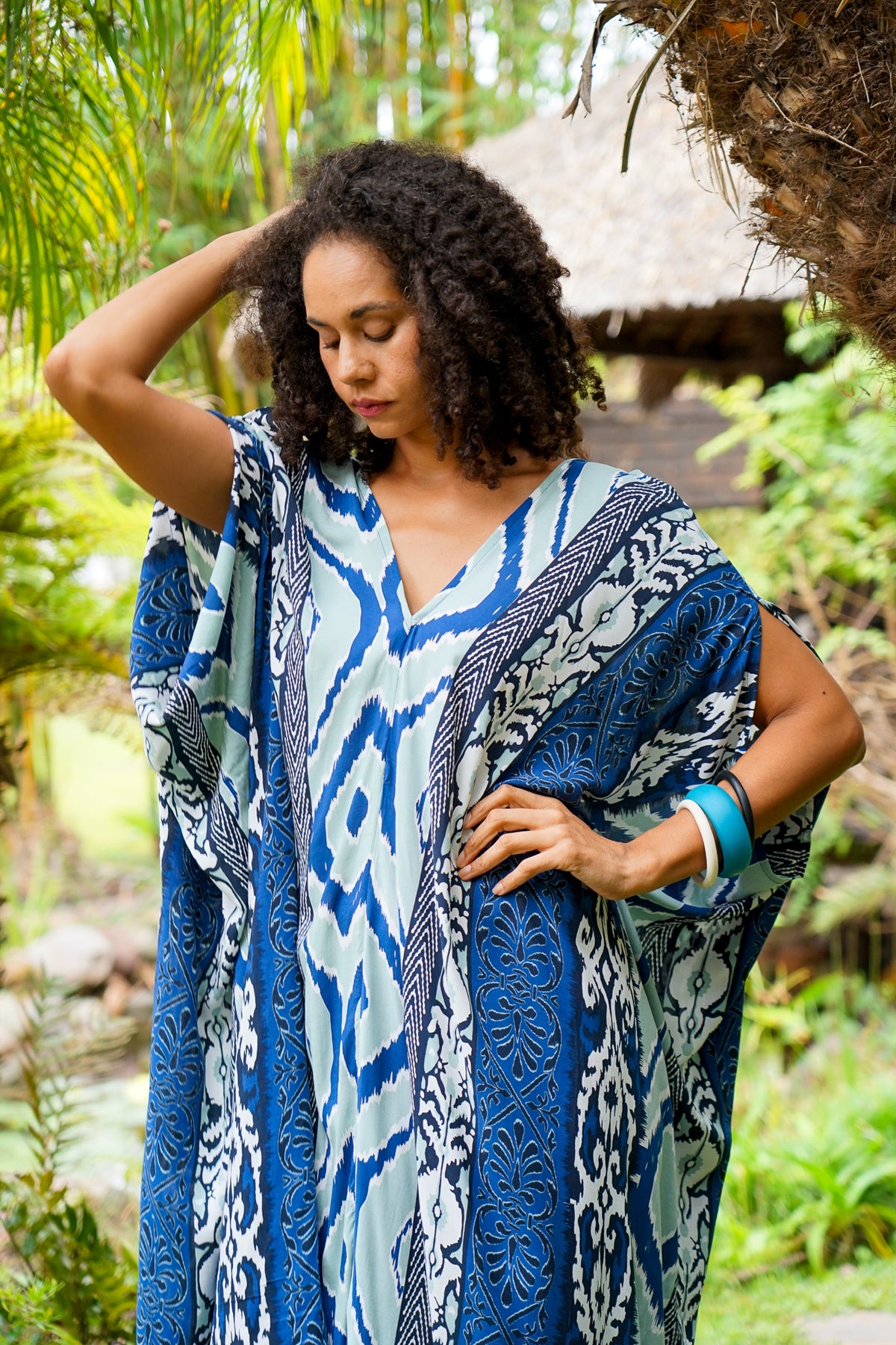 Zion Open Shoulder Caftan | Shop Coco Rose Boutique Beach & Resort Wear