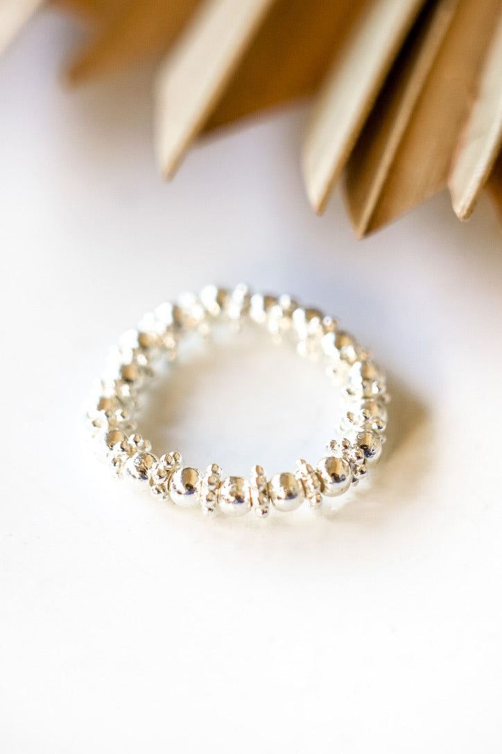 Sprocket Alloy Stretch Ring | Shop Bali Queen