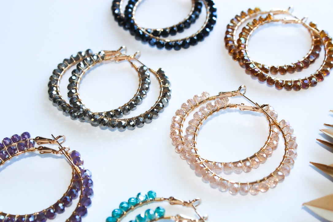 Jewelette Crystal Hoop Earring | Shop Bali Queen