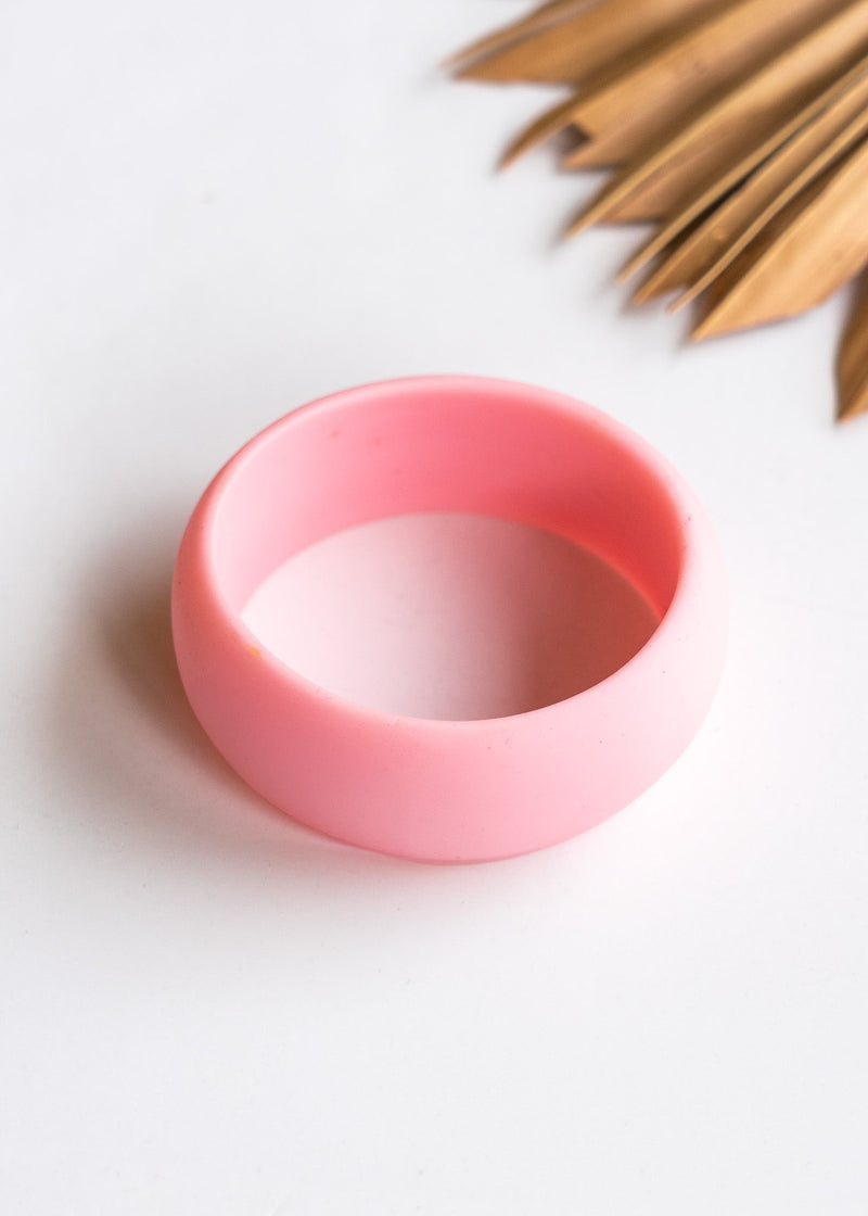 Light Pink Resin Bangles | Shop Coco Rose Boutique Beach & Resort Wear