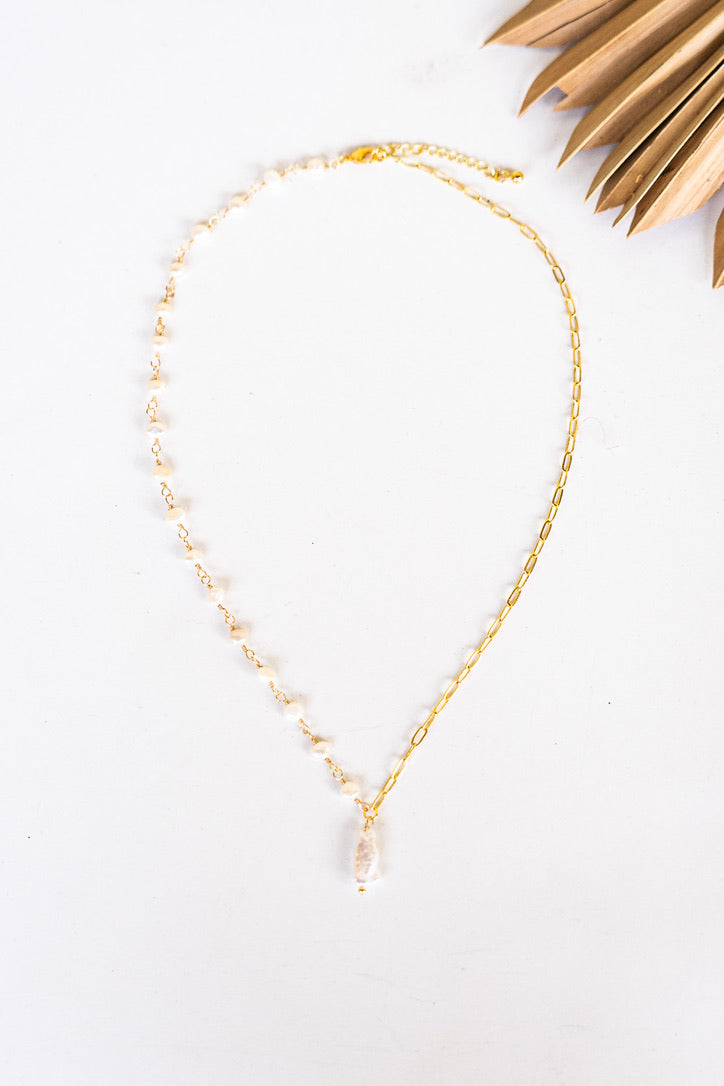 Nugget of Pearl Necklace | Shop Coco Rose Boutique Beach & Resort Wear