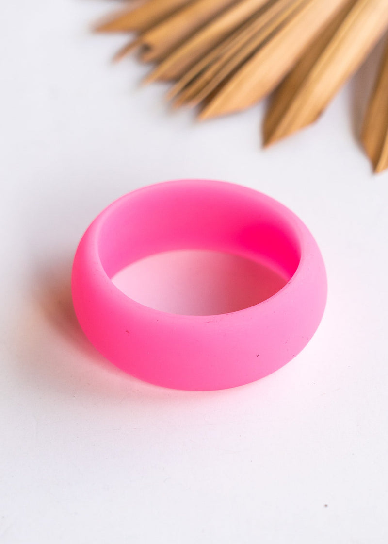 Hot Pink Resin Bangles | Shop Coco Rose Boutique Beach & Resort Wear