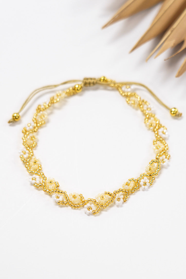 Camellia Flower Pull Anklet | Shop Bali Queen