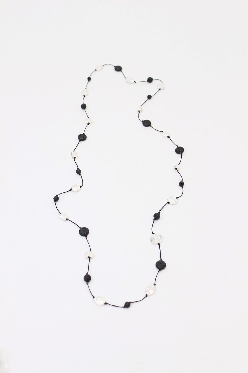 Alloy & Lava Layering Necklace | Shop Bali Queen