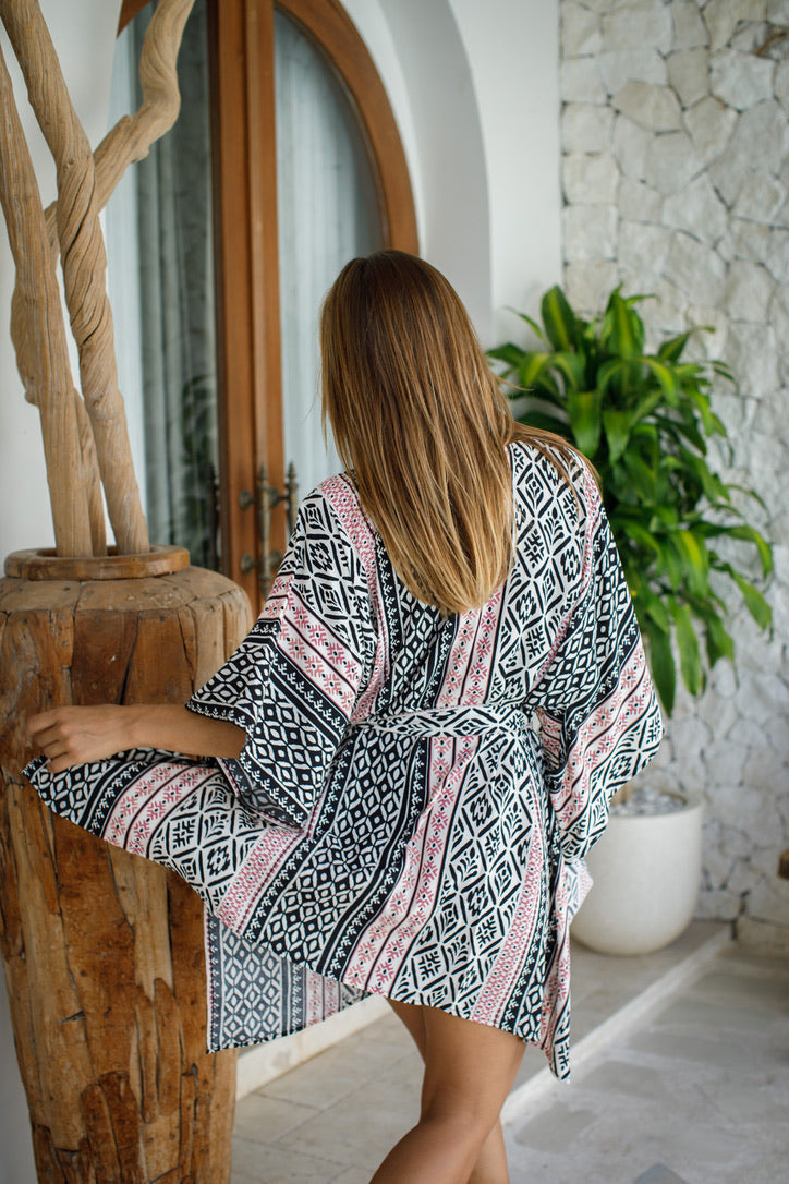 Sumatra Tie-Waist Caftan | Shop Coco Rose Boutique Beach & Resort Wear