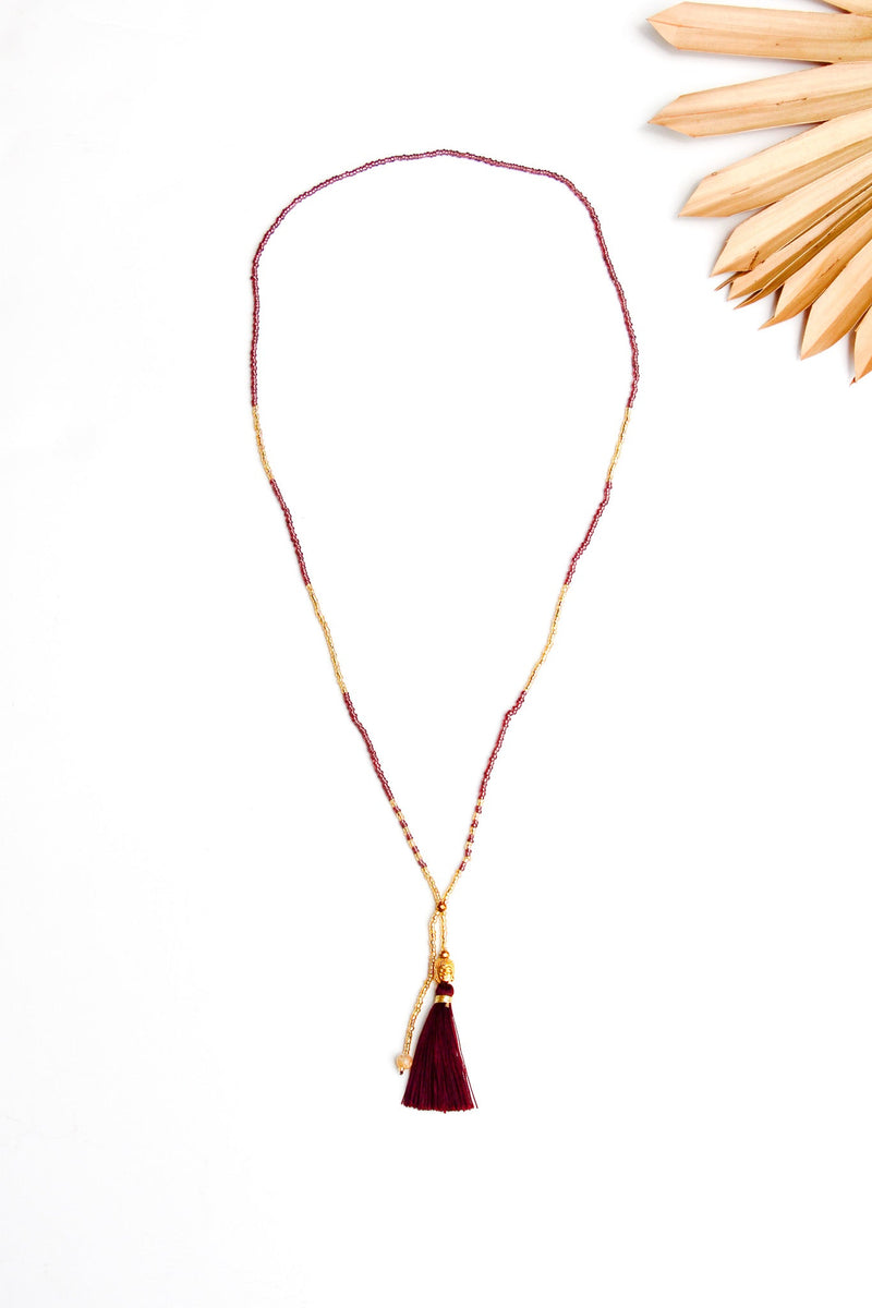 Happy Buddha Tassel Necklace | Shop Bali Queen