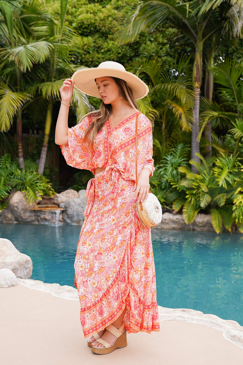 Wild Flower Kimono Top | Boho Kimono Tops Chic Resort & Beachwear Styles | Coco Rose Wild Flower Kimono Top | Boho Kimono Tops Chic Resort & Beachwear Styles | Coco Rose