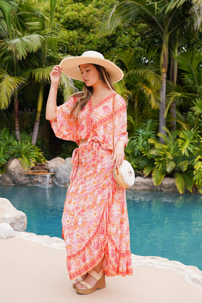 Wild Flower Wrap Skirt | Shop Coco Rose Boutique Beach & Resort Wear