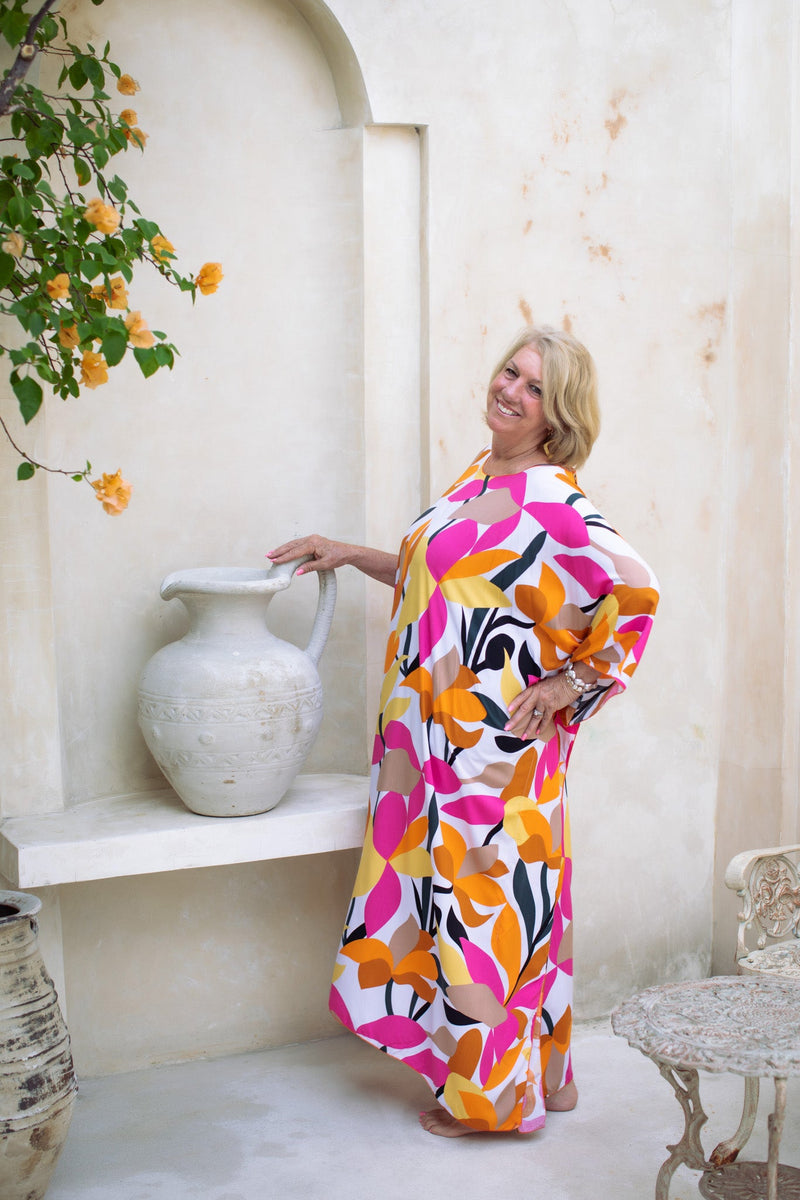 Palm Springs Long Caftan | Shop Coco Rose Boutique Beach & Resort Wear