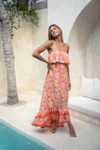 Wild Flower Tube Maxi | Shop Coco Rose Boutique Beach & Resort Wear