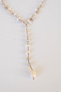 Coastal Pearl Drop Necklace | Shop Coco Rose Boutique Beach & Resort Wear
